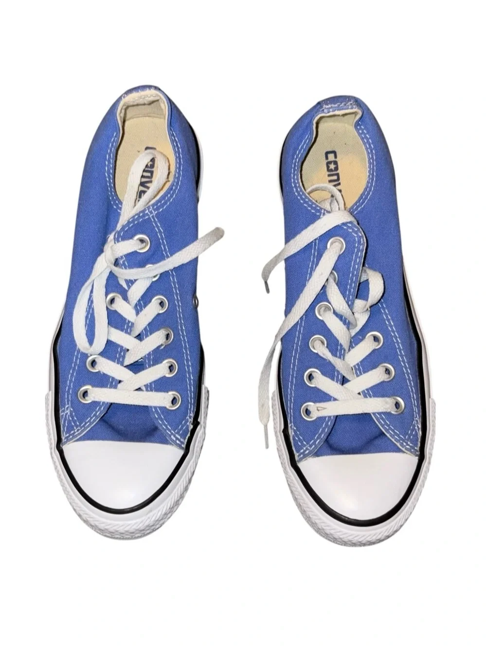 Converse Chuck Taylor All Star Low Top Sneakers Periwinkle Blue 7M 9W - Picture 6 of 12